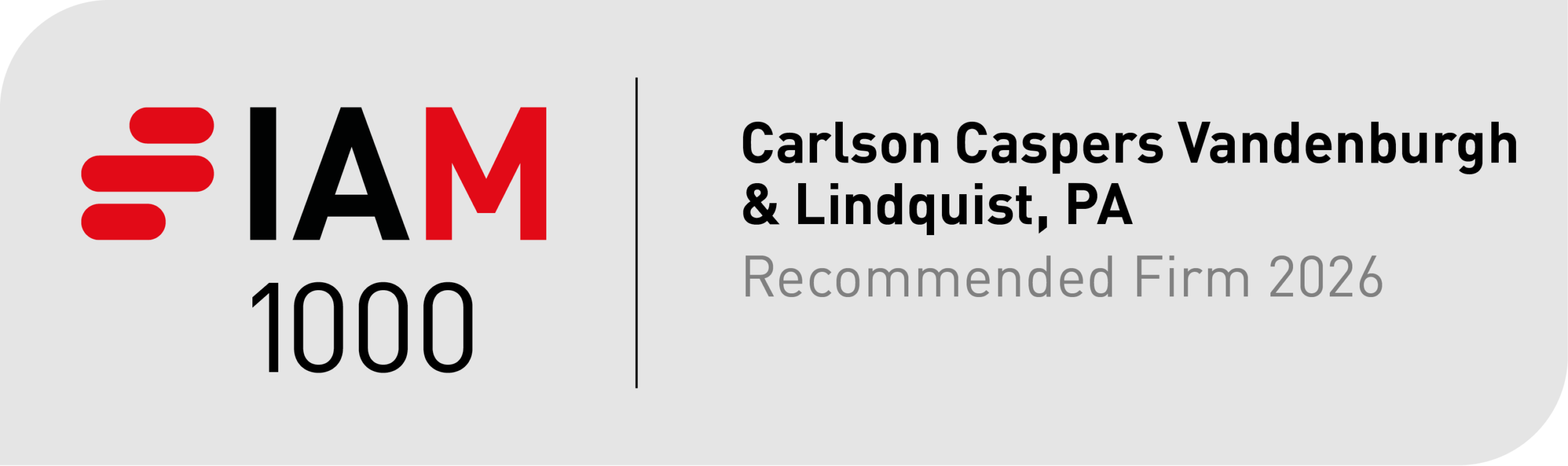 IAM1000 Badge - Carlson Caspers IAM1000 Badge - Carlson Caspers